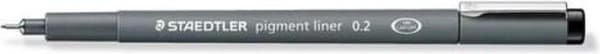 Staedtler pigment liner fineliner 0,2 mm sort 308 02-9