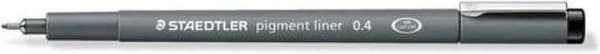 Staedtler pigment liner fineliner 0,4 mm sort 308 04-9