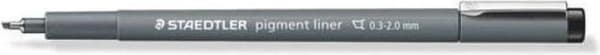 Staedtler pigment liner fineliner mejselspids sort 308 C2-9
