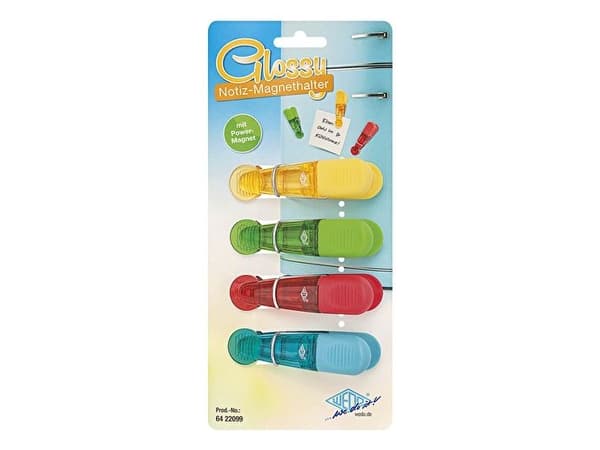Wedo 64 22099, 84 mm, 40 mm, 21 mm, Blister på kartong, 4 styck