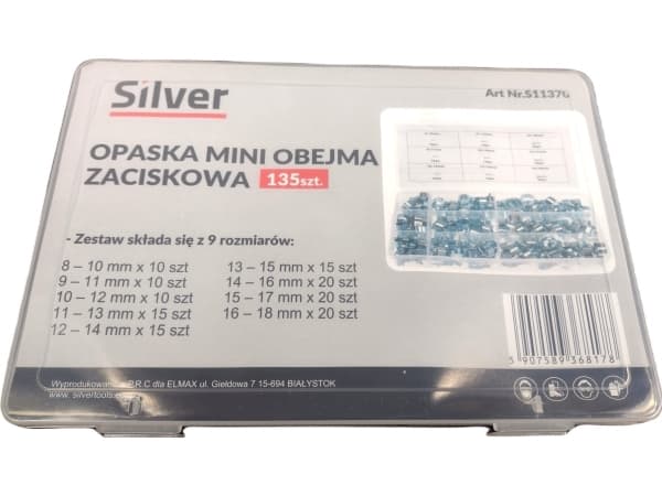 Silver Sidabrinis fjäderklämmor 135st Sidabrinis ,