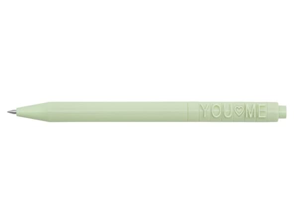 WEDO infällbara biros LetterPen PUZZLE, set om 2, mint Medföljande bokstäver kan fästas på hylsan - 1 st (253 3011)