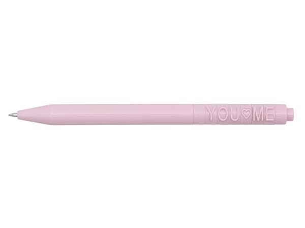 WEDO LetterPen PUZZLE uttrekkbar kulepenn, sett med 2, rosa bokstaver som følger med kan festes på fatet - 1 stk (253 3009)