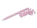 Miniatyrbilde 1 av 3: WEDO LetterPen PUZZLE uttrekkbar kulepenn, sett med 2, rosa bokstaver som følger med kan festes på fatet - 1 stk (253 3009)