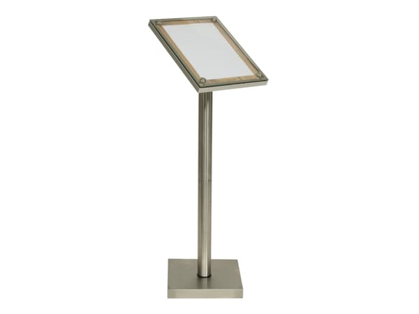Securit® GLASS STAR Informationsdisplay 85 til 1xA4, eg - komplet kit