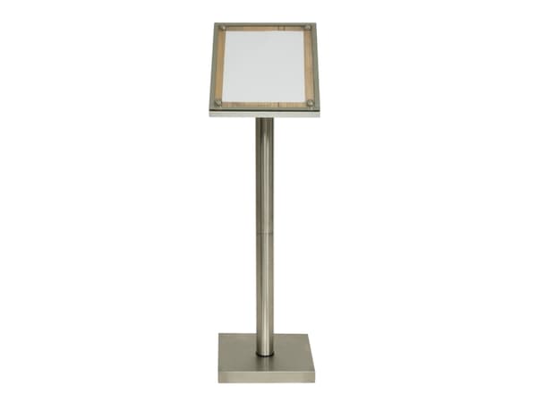 Securit® GLASS STAR Informationsdisplay 85 til 1xA4, eg - komplet kit
