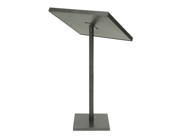 Securit® COATED STEEL LED informationsdisplay 135 til 6xA4, sort - komplet kit