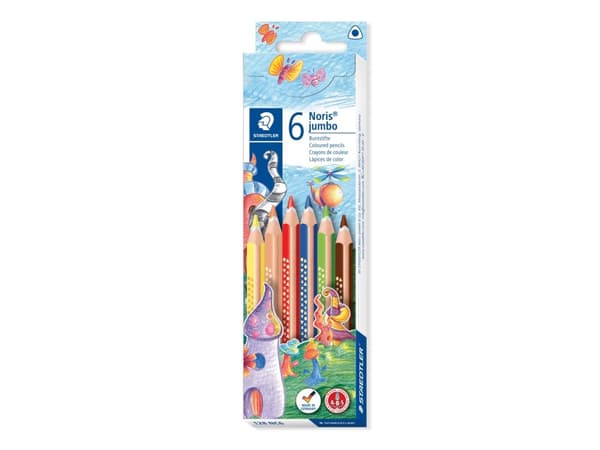 Staedtler Noris Club 128, Flerfarget, 6 stykker