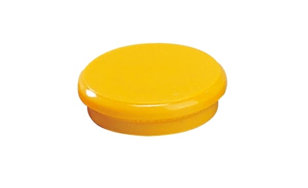 Magnet 24 mm Dahle 95424, diameter 24 mm, gelb