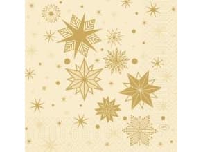 Serviet 33 x 33 cm 3-lag Stargazing Cream,50 stk/pk