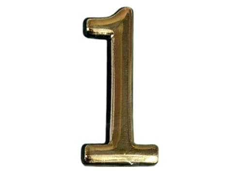 Okko Door Number Gold 1 Plastm