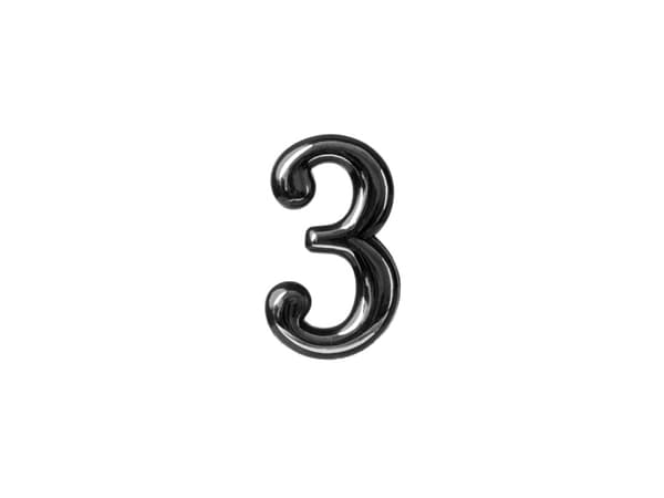 Okko Door Number Cr 3 Plastm