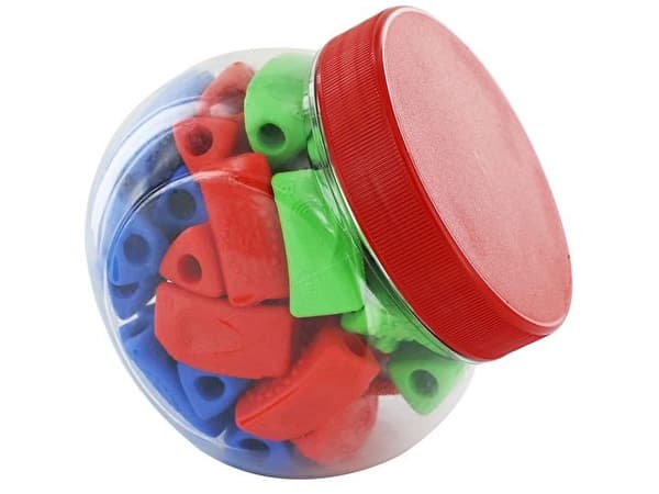 WEDO skrivehjelp Sattler Tri Grip, boks à 50 kan enkelt festes til skriveredskaper, håndverkskniver og børster - 1 stk (52 14599)