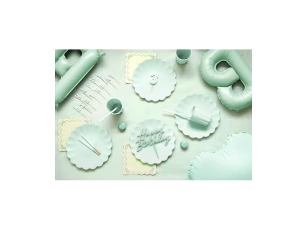 Salvia plastsugrör 23cm 12st