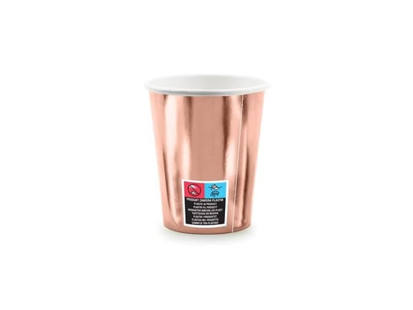 Rose gold Happy Birthday papkrus