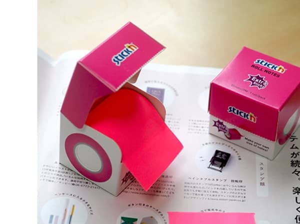 Note Roll Extra Sticky FSC 50mmx10m Neon Pink