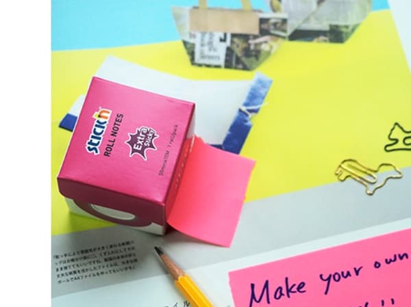 Note Roll Extra Sticky FSC 50mmx10m Neon Pink