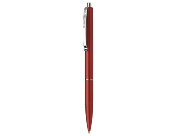 Schneider K 15 - Kulepenn - rød - medium - retraktil