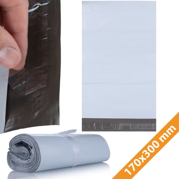 Rosfix Hvide folieposer 170 x 300 mm 100 stk.