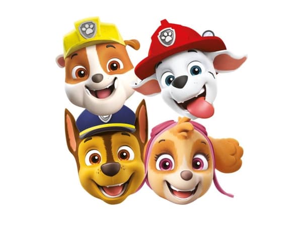 Paw Patrol papmasker 8 stk