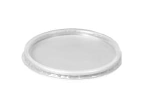 Plastlåg Ø101xH1cm PP Transparent T/DeliPack bæger 125-500ml,50 stk/pk