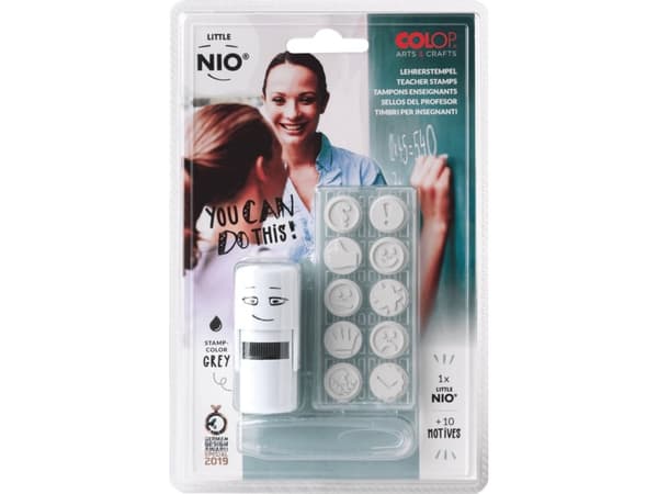 Colop Little NIO Lehrer, Cylinder, Hvit, Papir, Barn og voksne