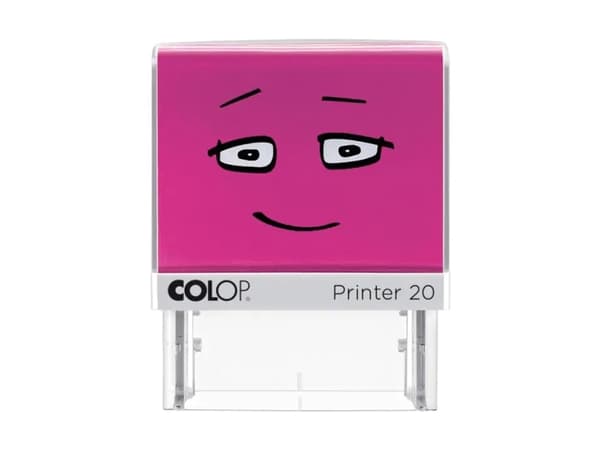 Colop 164825, Blekkgjør seg selv, Budskap stempel, 38 x 14 mm, Rosa, 1 stykker, REACH