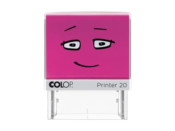 Colop 164827, Blekkgjør seg selv, Budskap stempel, 38 x 14 mm, Rosa, 1 stykker, REACH