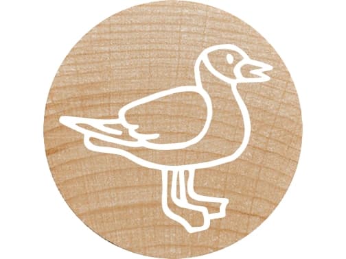 Colop 165225, Round, Rubber, Wood, Wood, 3 cm