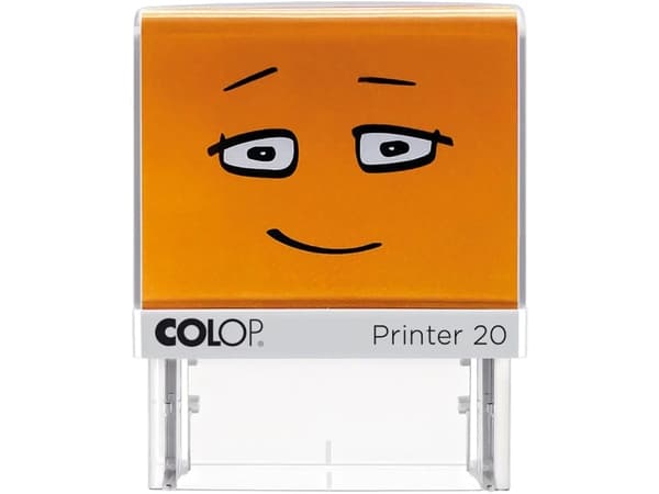 Colop 164832, Blekkgjør seg selv, Budskap stempel, 38 x 14 mm, Oransje, 1 stykker, REACH