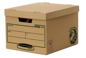 Bankers Box arkivbokse Jordstandard brun, FSC