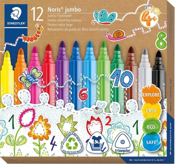 Staedtler huopakynä Noris 328 JUMBO, 12 kynää
