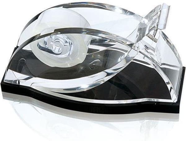 Wedo 609001 tejpdispenser Svart, Transparent