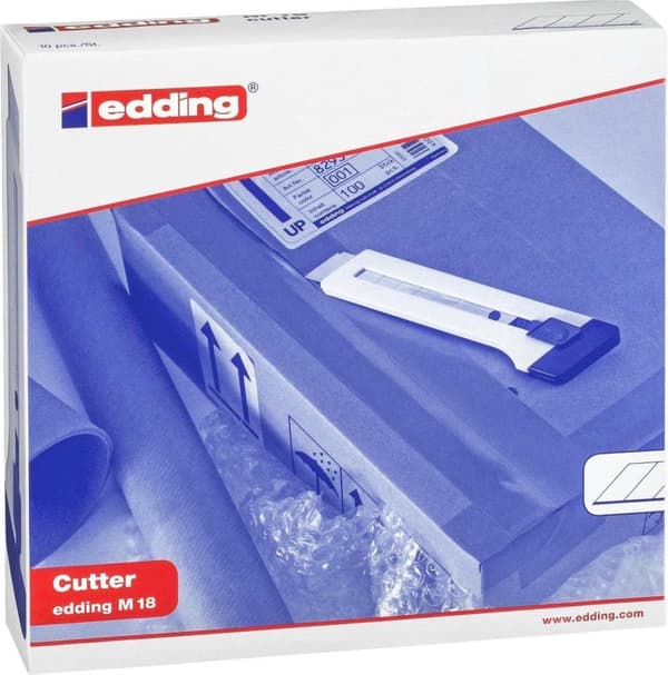 edding cutter M 18, med klämma, svart 1 st (4-M18001)