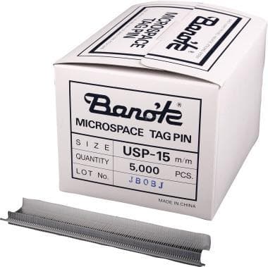 Ompelulanka Microspace TagPin 15mm 5000 kpl/kpl. (133006400)