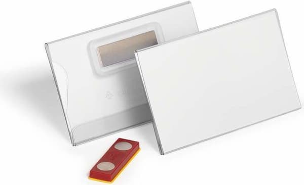 Hållbar 824419 ID-korthållare Namnbricka Hållare Plast 1 st (824419)