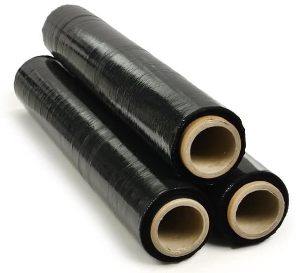 Strækfilm sort 23mic 3,0kg