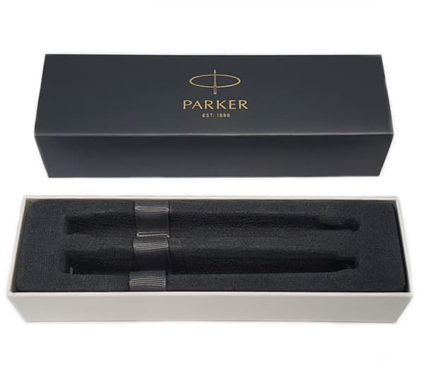 Parker 2093215 pennset Svart, Silver 2 st