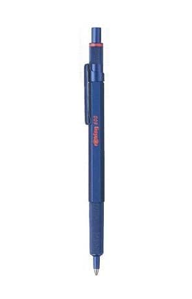 Rotring 600 svart kulspetspenna med klämma och infällbar 1 st