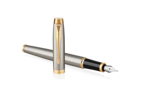 Fyldepen Parker IM Børstet Metal GT (Medium spids)