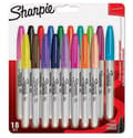 Miniatyrbild 1 av 3: Sharpie Fine tuschpenna 18 st Fin spets Flerfärgad
