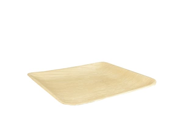Papstar pure, Kilpi, Neliö, Palmun lehti, Yksivärinen, 25 kpl, DIN EN 13432