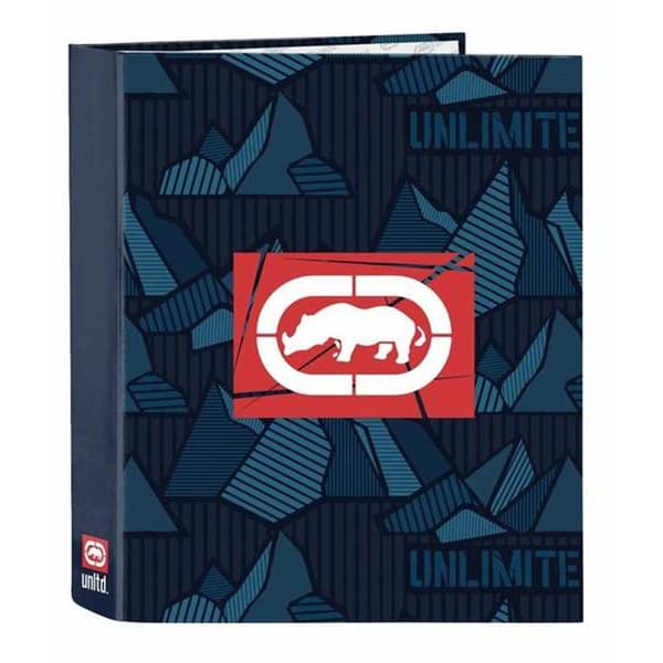 Ring binder Eckō Unltd. Peaks Navy Blue 27 x 33 x 6 cm
