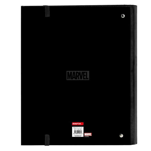Ring binder Capitán América Black