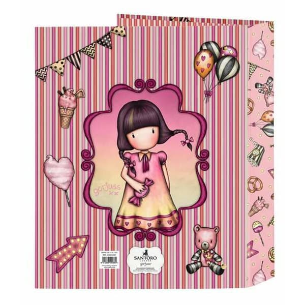 Ring binder Gorjuss Carousel Salmon 27 x 33 x 6 cm