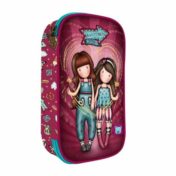 Pencil Case Gorjuss Fireworks 12,5 x 22 x 6 cm