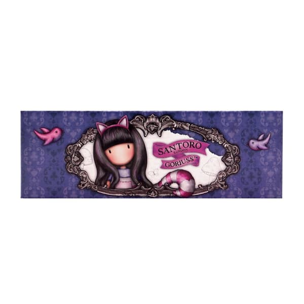 Holdall Gorjuss Cheshire Cat Blue Purple 20.2 x 4 x 7 cm Box