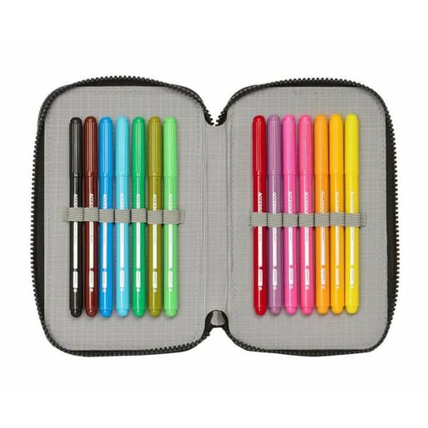 Double Pencil Case Paul Frank Join the fun 12,5 x 19,5 x 4 cm