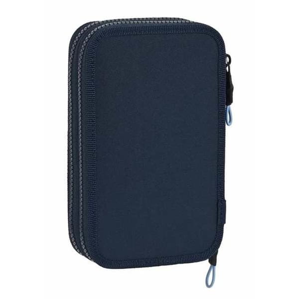 Double Pencil Case Bahía Bahia Blue 12,5 x 19,5 x 4 cm