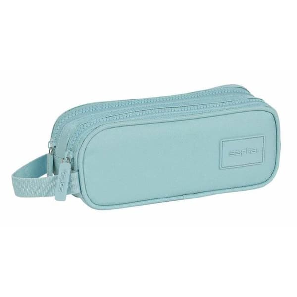 Double Carry-all Safta Basic Blue 21 x 8 x 6 cm